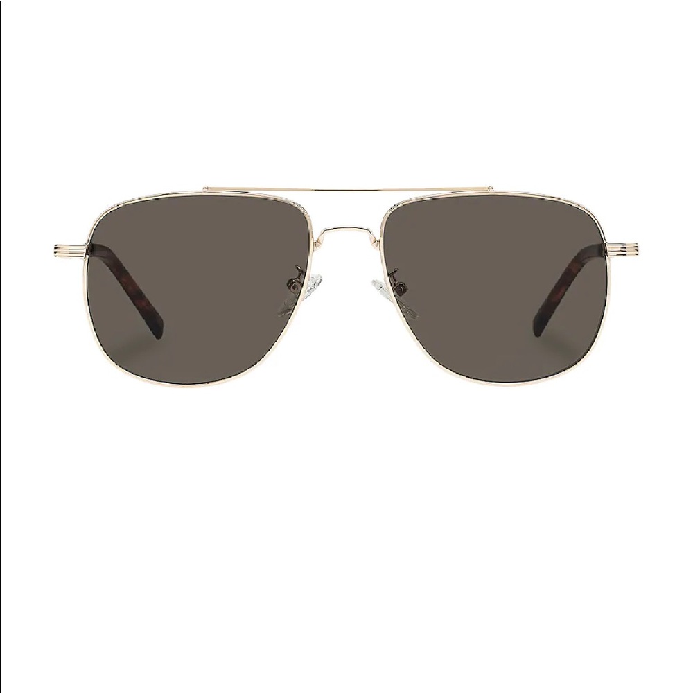Le Specs The Charmer Sunglasses in Gold/Green